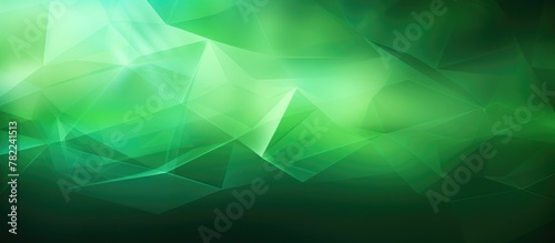 Green geometric pattern photo