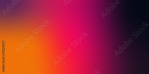 Digital grainy gradient with a colorful soft noise effect. Vintage Grunge Texture Pattern in Blue pink and orange Tones for Artful Wallpaper. Gradient blur, noise, grain, texture. abstract background