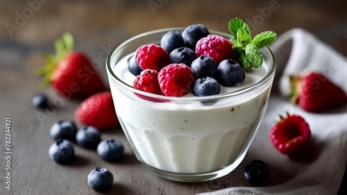  Fresh berries and yogurt parfait a healthy and delicious treat