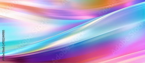 Abstract holographic ripple in vivid colors