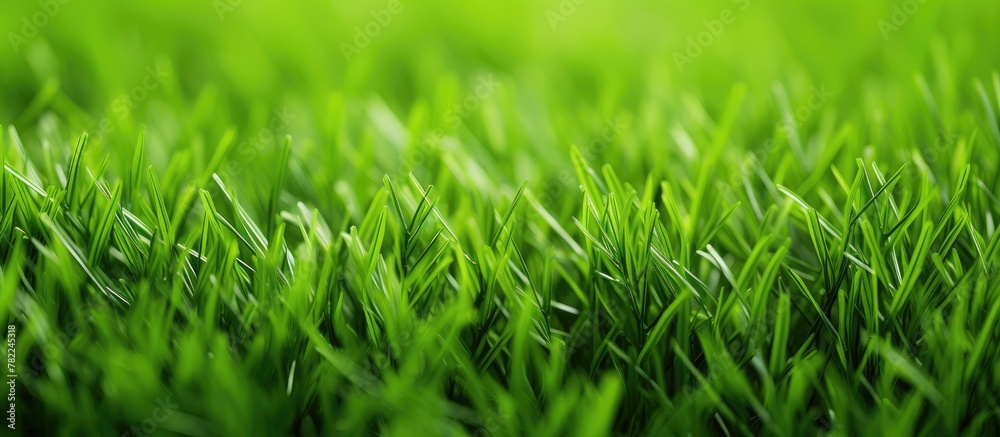 Obraz premium Texture of lush green grass close-up