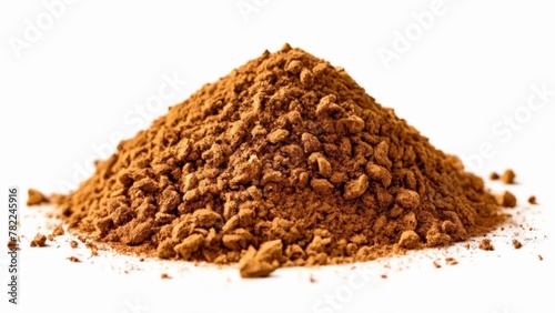 Pile of brown spice closeup