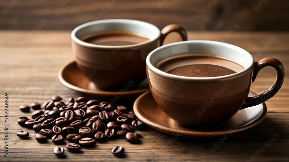 Warmth in a cup A cozy coffee moment Warmth in a cup A cozy coffee moment