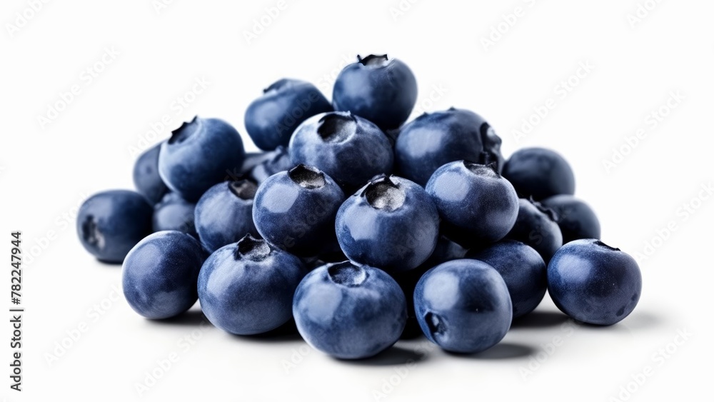  Freshly picked blueberries ready to be enjoyed