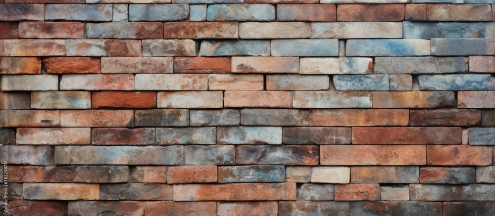 Obraz premium Brick Wall with Various Colors
