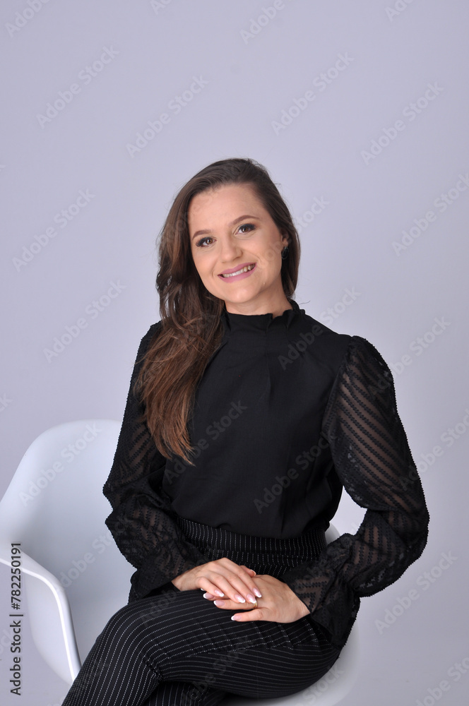 beldade modelo feminina com roupa social executiva mulher de sucesso nos negócios beldade modelo feminina com roupa social executiva mulher de sucesso nos negócios