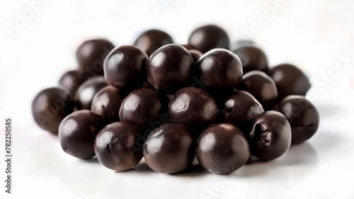  Delicious dark chocolate truffles ready to indulge