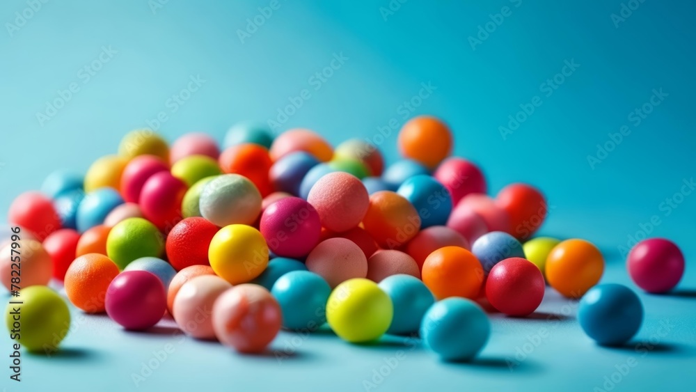 A vibrant collection of colorful Easter eggs A vibrant collection of colorful Easter eggs