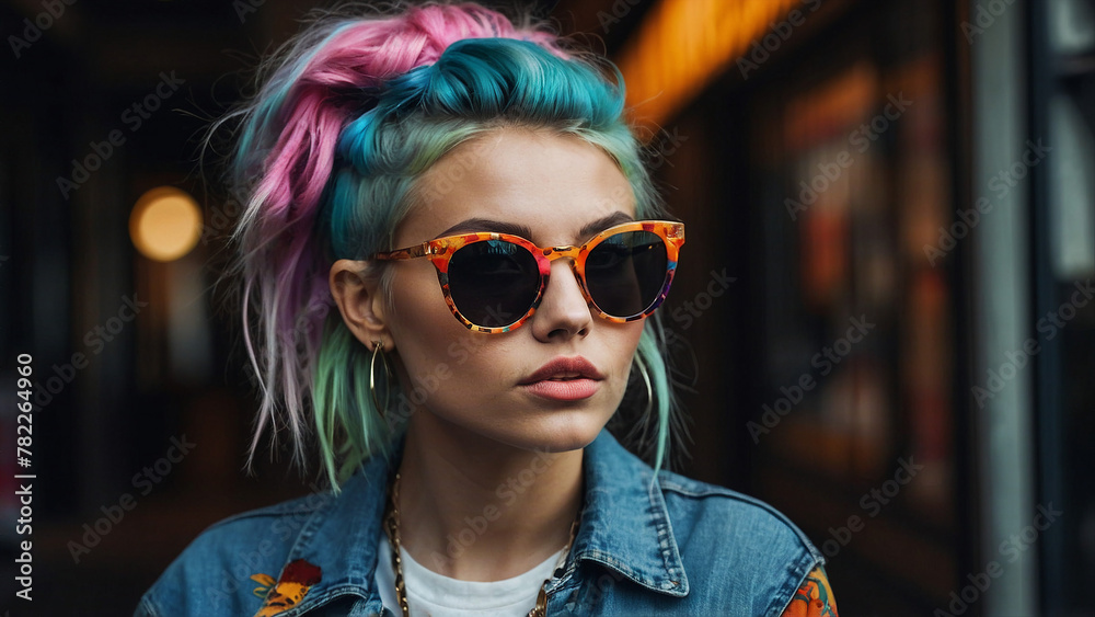 AI generated beautiful young woman portrait, mixed race ethnicity, perfect appearance AI generated beautiful young woman portrait, mixed race ethnicity, perfect appearance