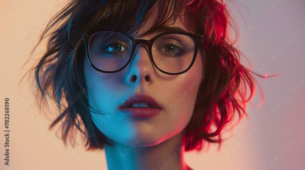 a beautiful woman portrait. A beautiful girl with a perfect hairstyle and color a beautiful woman portrait. A beautiful girl with a perfect hairstyle and color