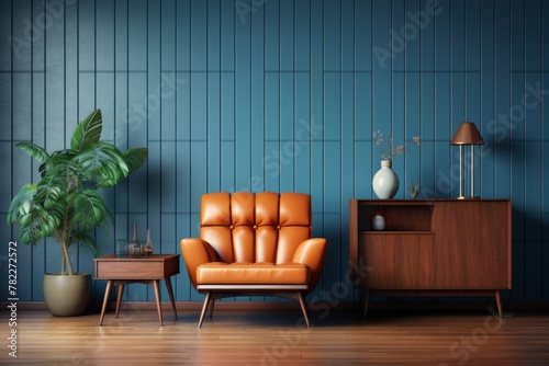 Mid Century Modern Living Room Interior Design © Adobe Contributor