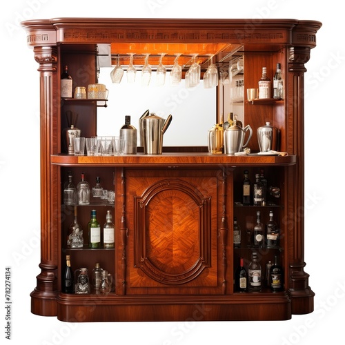 Bar cabinet mahogany