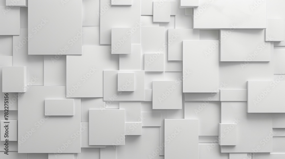 thick white layered paper art. A few larger squares throughout. extremely detailed and realistic, soft drop shadows, octane render, hyperrealistic, thick white layered paper art. A few larger squares throughout. extremely detailed and realistic, soft drop shadows, octane render, hyperrealistic,