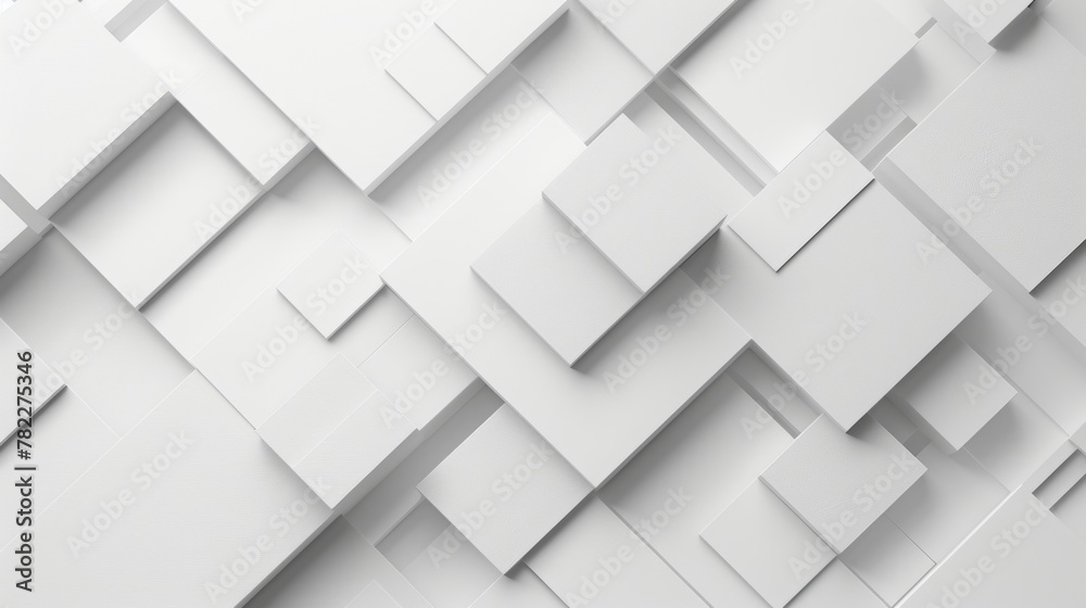 thick white layered paper art. A few larger squares throughout. extremely detailed and realistic, soft drop shadows, octane render, hyperrealistic, thick white layered paper art. A few larger squares throughout. extremely detailed and realistic, soft drop shadows, octane render, hyperrealistic,