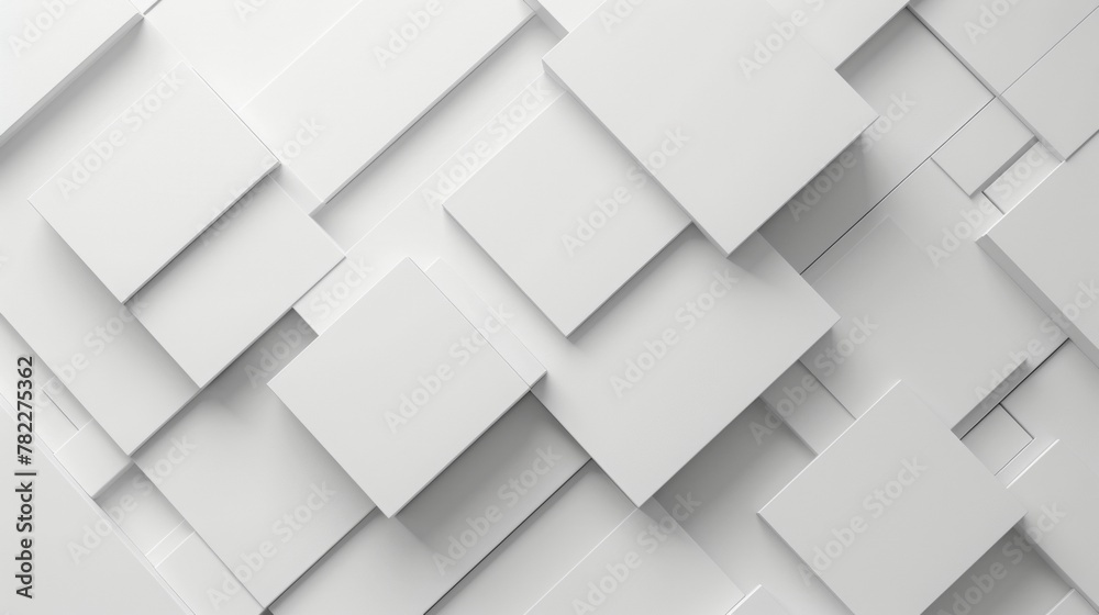 thick white layered paper art. A few larger squares throughout. extremely detailed and realistic, soft drop shadows, octane render, hyperrealistic, thick white layered paper art. A few larger squares throughout. extremely detailed and realistic, soft drop shadows, octane render, hyperrealistic,