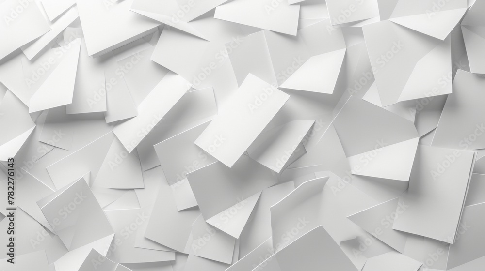 thick white layered paper art. A few larger squares throughout. extremely detailed and realistic, soft drop shadows, octane render, hyperrealistic, thick white layered paper art. A few larger squares throughout. extremely detailed and realistic, soft drop shadows, octane render, hyperrealistic,