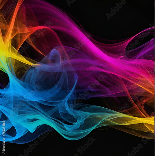 abstract wave colorful background. Music as colors. Wallpaper of graphic resource.