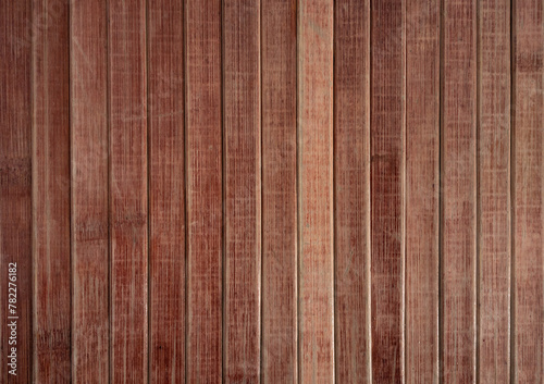 sfondo texture di travi in legno color ciliegio noce scuro rosso photo
