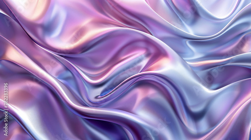 Beautiful Abstract 3D Background with Smooth Silk