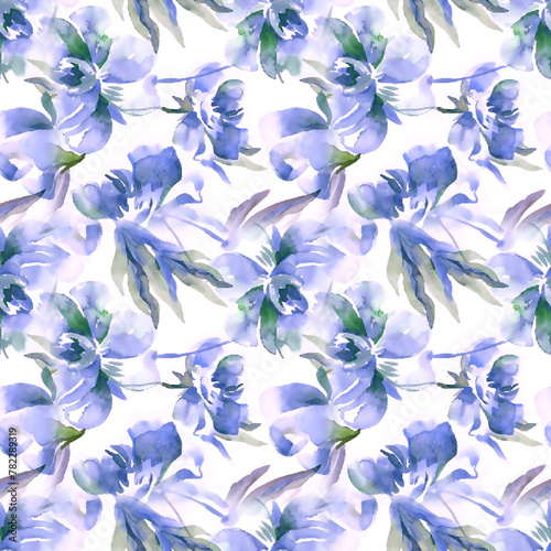 Seamless Print Shibori pattern and tie-dye allover textile Shibori allovers pattern design