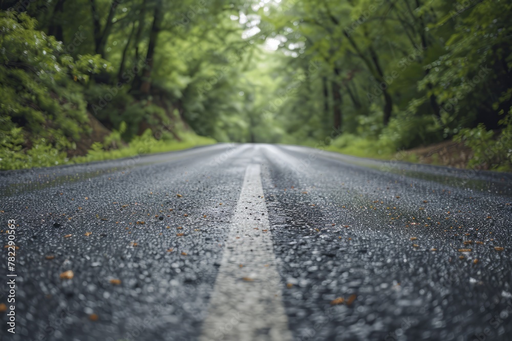 road in a summer, green forest with a perspective. background, with copy space. road in a summer, green forest with a perspective. background, with copy space.