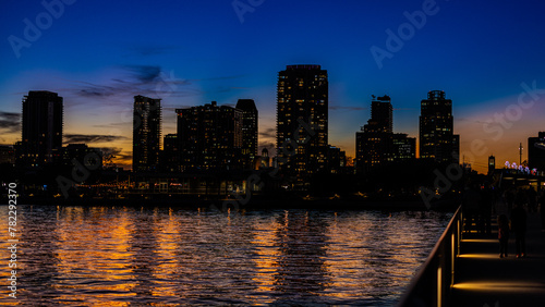 Sunset skyline in St. Pete, Florida