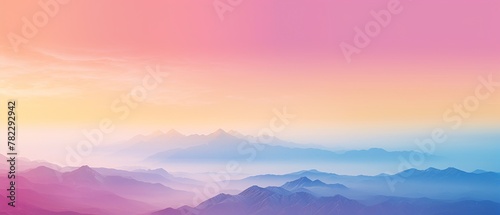 A Majestic Sunset Over the Vibrant Mountains