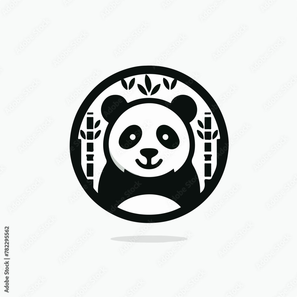 panda vector logo image panda vector logo image