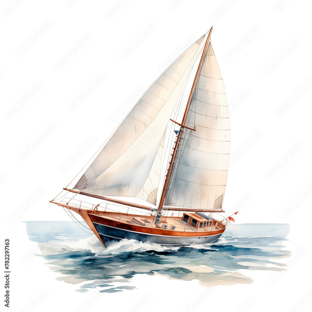 Fototapeta premium sailboat on the sea