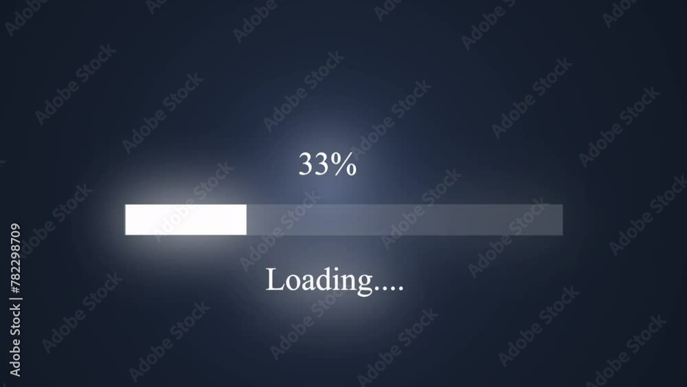Loading animation. Loading neon circles icon on black background video ...