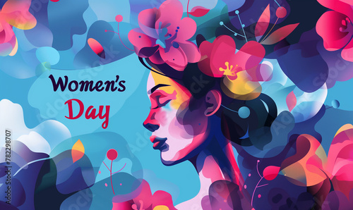 Woman's day for poster banner