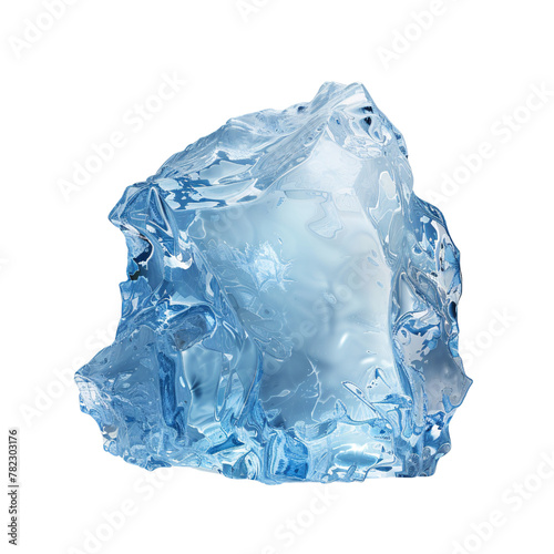 ice element_hyperrealistic_hyper detailed_isolated on transparent background