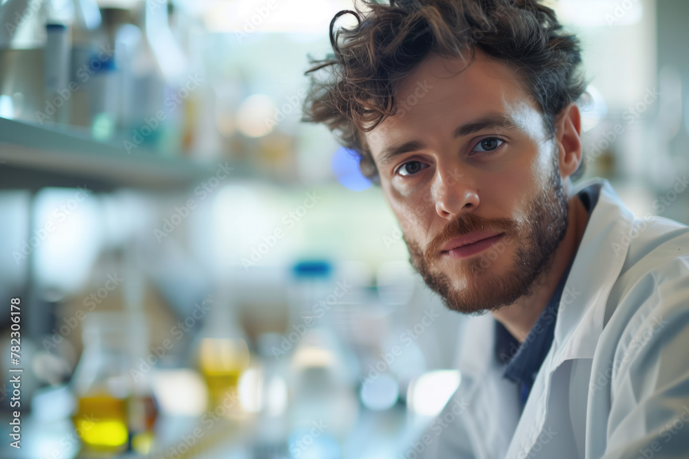 Photo of a Scientist, Generative AI Photo of a Scientist, Generative AI