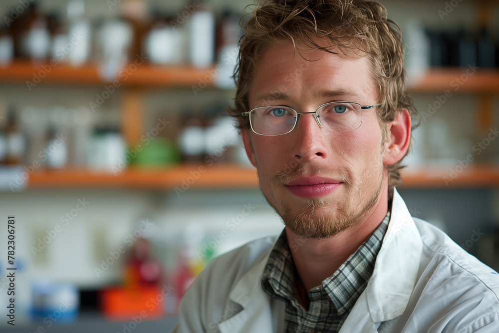 Photo of a Scientist, Generative AI Photo of a Scientist, Generative AI