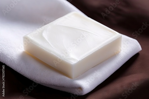 Natural White Soap Bar, Organic Creamy Soapy Detergent, Healthy Body Care Cosmetic, Solid Shampoo