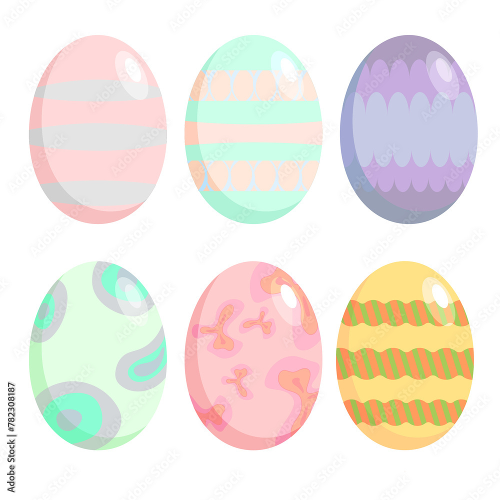 Vector Design Series - Easter Eggs element for Easter Designs