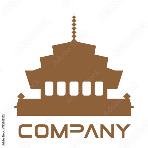 Logo Design Series - Gedung Sate or Sate Building Logo for company, club, group, etc. photo