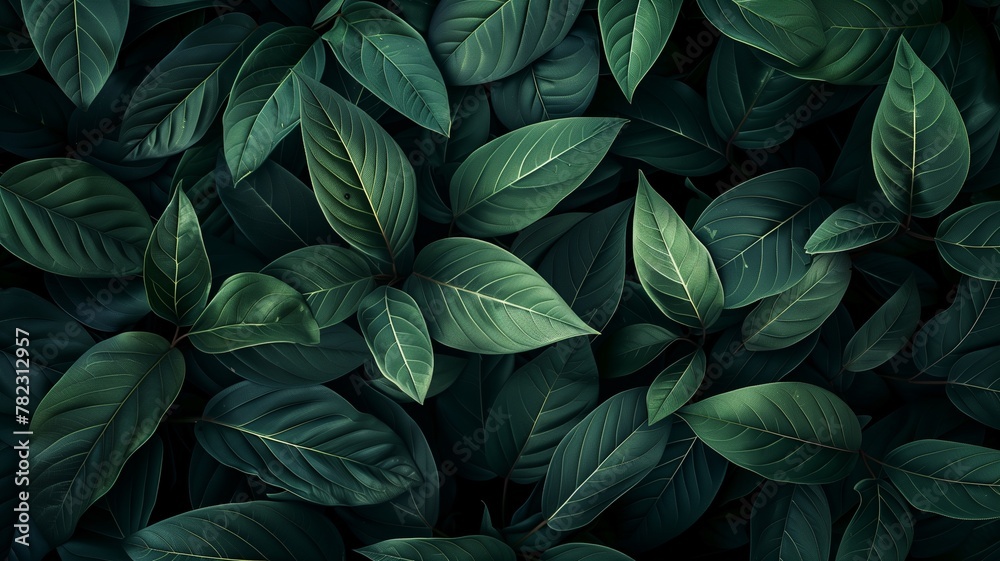 Tropical background with monstera leaves. Realistic illustration, Generative AI Tropical background with monstera leaves. Realistic illustration, Generative AI