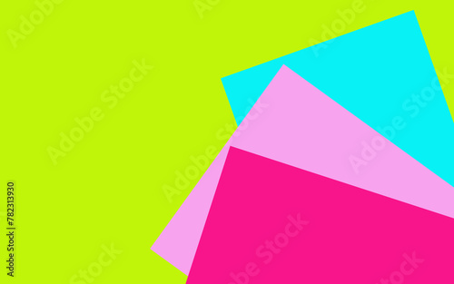 Geometric background with vibrant colors.