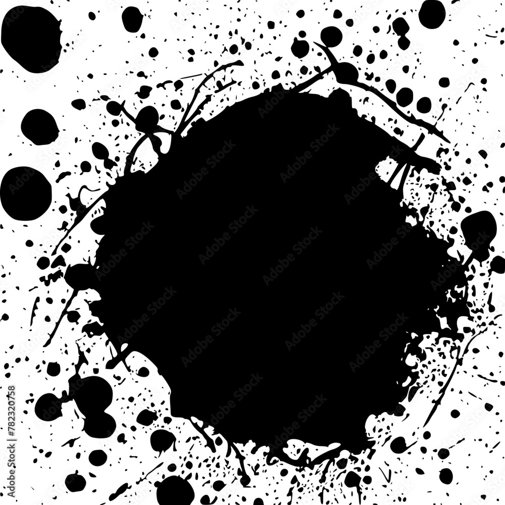 Design of ink splash art Design of ink splash art