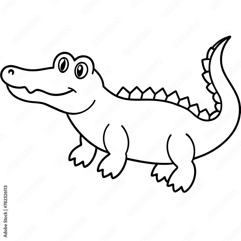 crocodile with a smile crocodile with a smile
