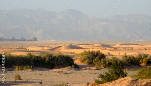 Fotografía Desierto de Wadi Araba en Jordania, junto a la frontera con Palestina