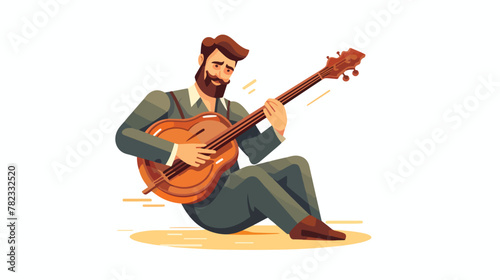 Bobin player vector on a white background 2d flat c