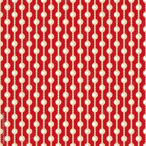 Seamless glamour print pattern with beads jewelry art decor wallpaper for textile, package, paper