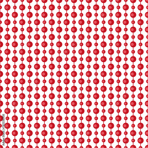 Seamless glamour print pattern with beads jewelry art decor wallpaper for textile, package, paper
