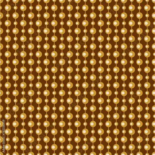 Seamless glamour print pattern with beads jewelry art decor wallpaper for textile, package, paper