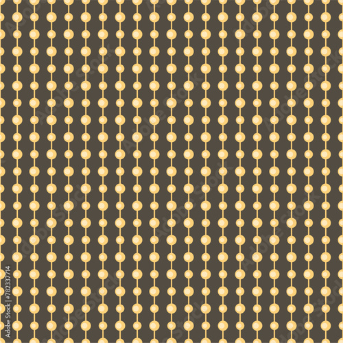 Seamless glamour print pattern with beads jewelry art decor wallpaper for textile, package, paper