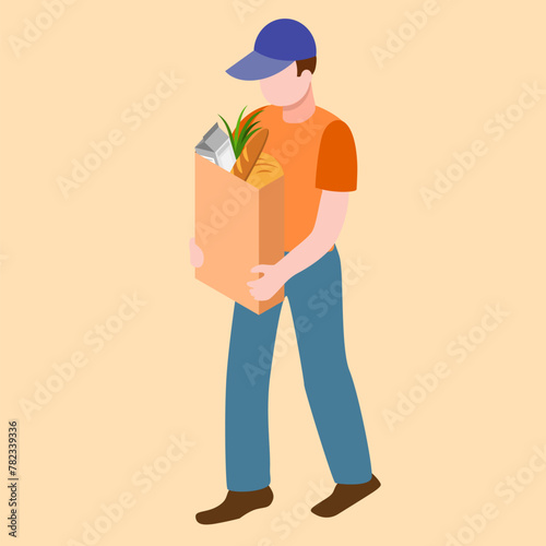 Delivery of products - Vector