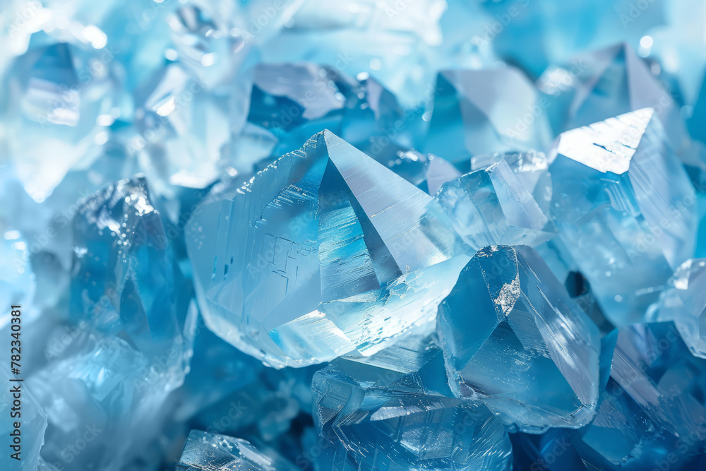 Light blue gemstone background Light blue gemstone background