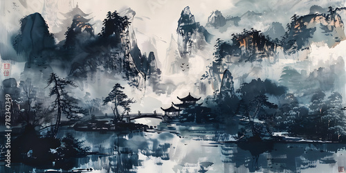 Ethereal Realms: The Serenity of Chinese Landscape Art